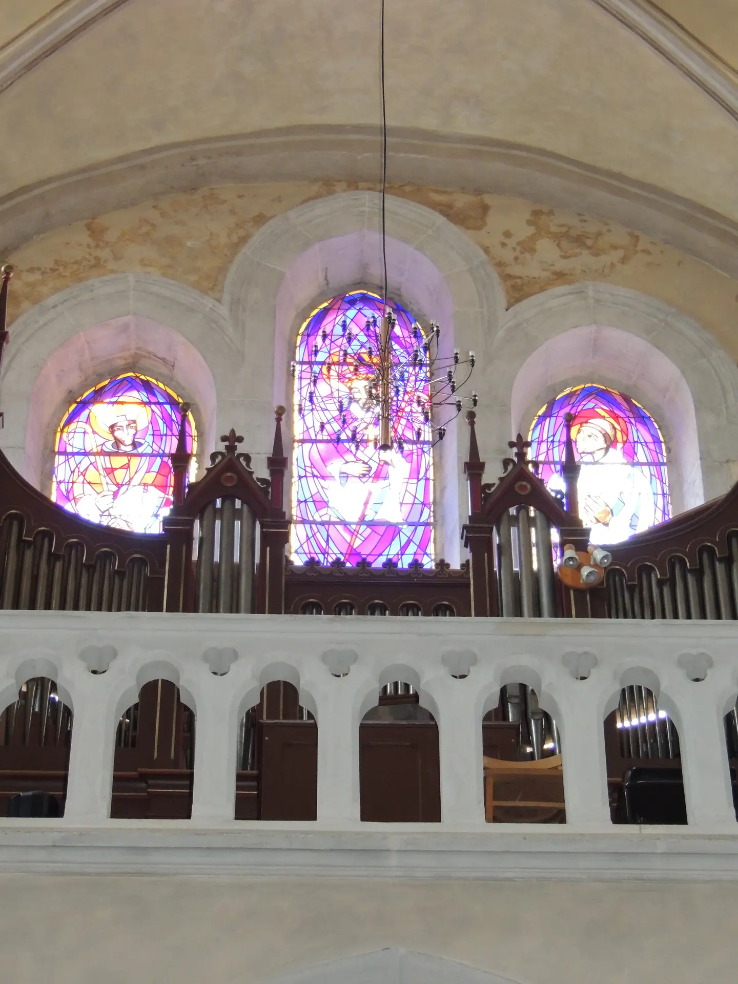 La tribune d'orgue