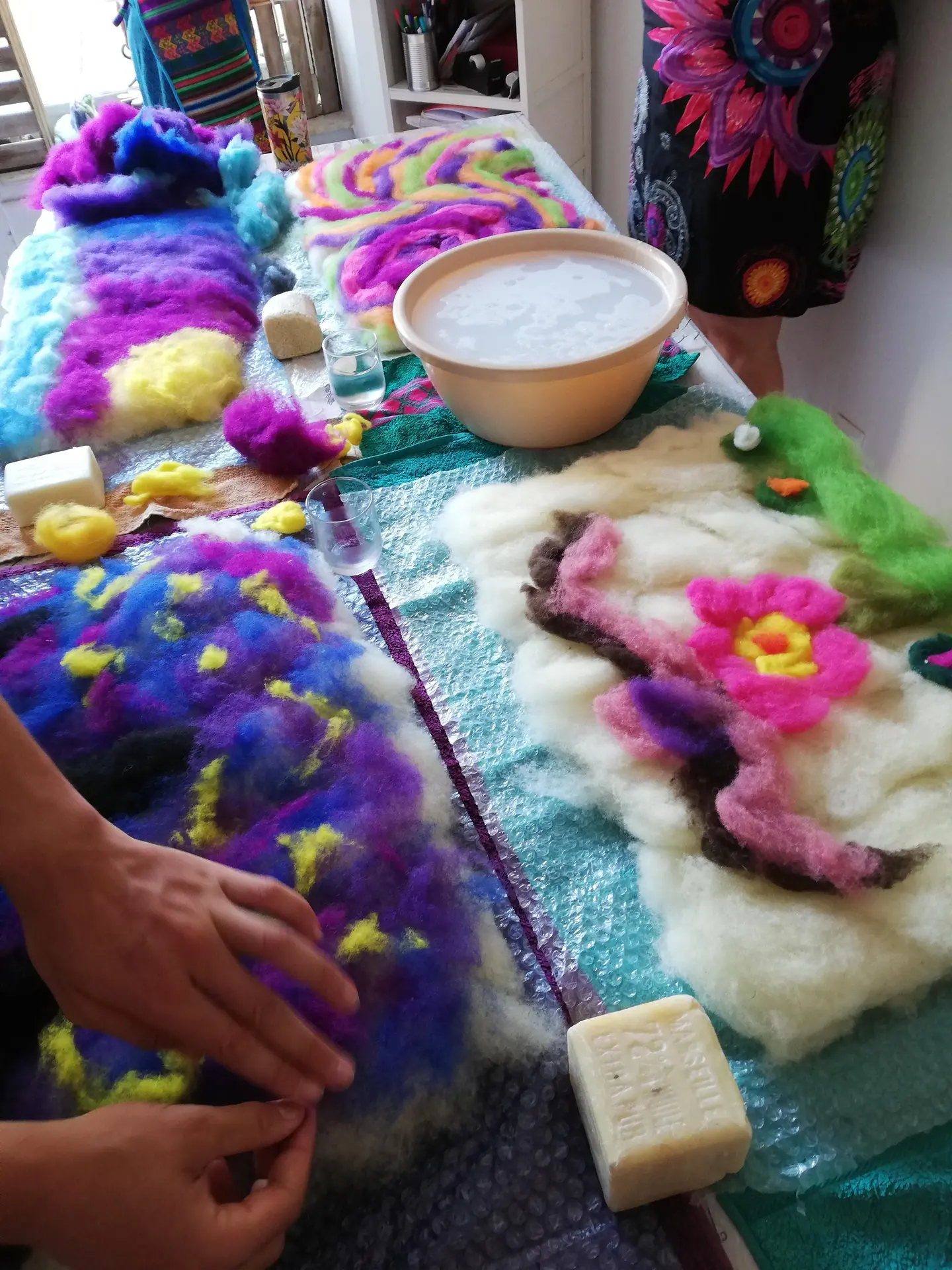 Atelier laine feutrée EMBRUN