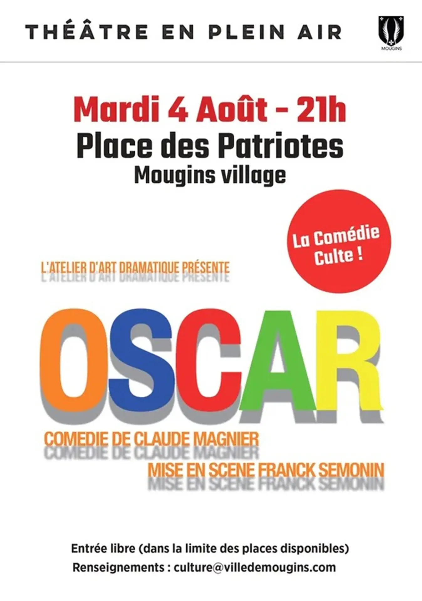 Affiche Théâtre en plein air