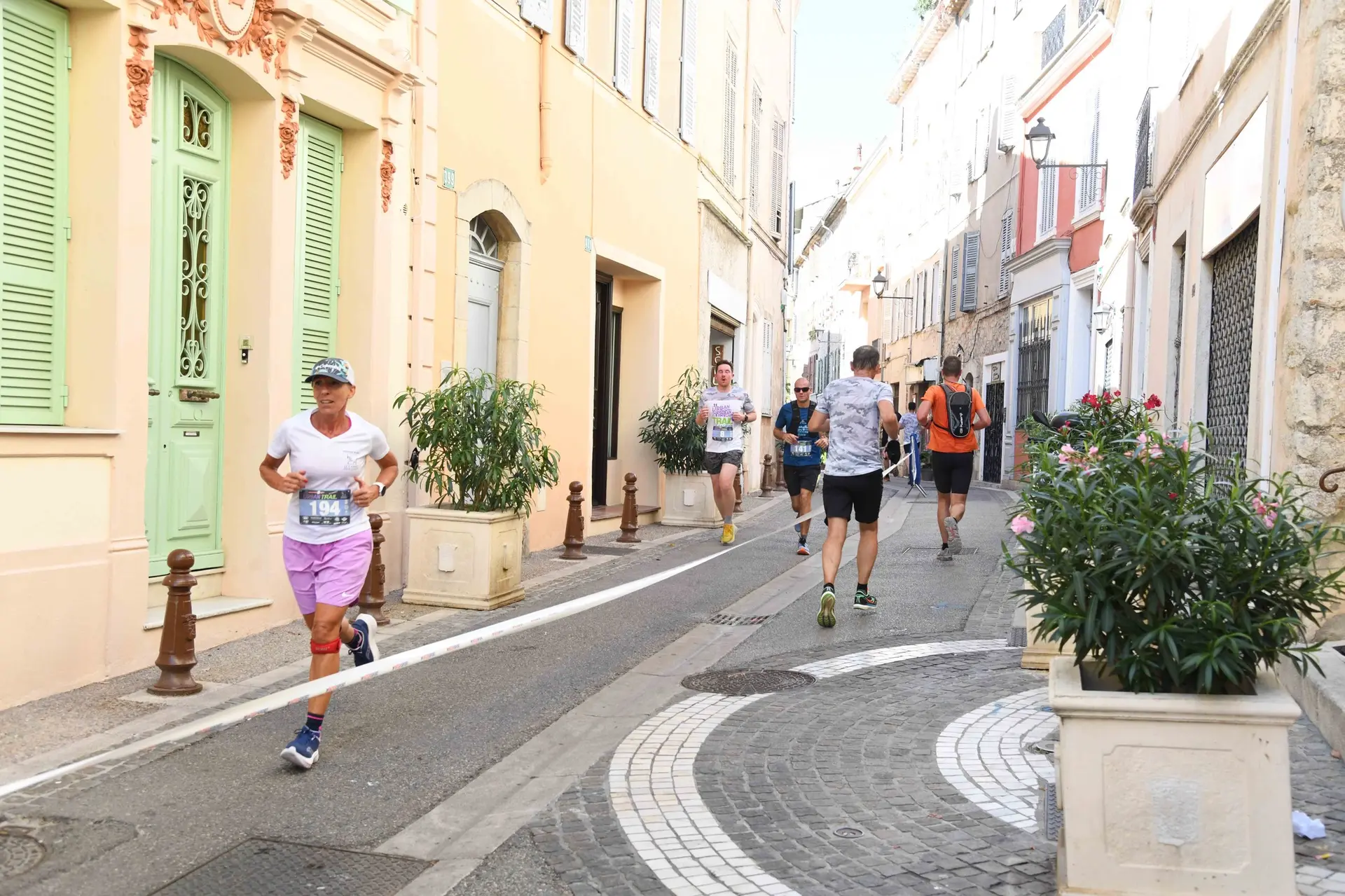 Reconnaissance du parcours de l'urban Trail_Le Cannet