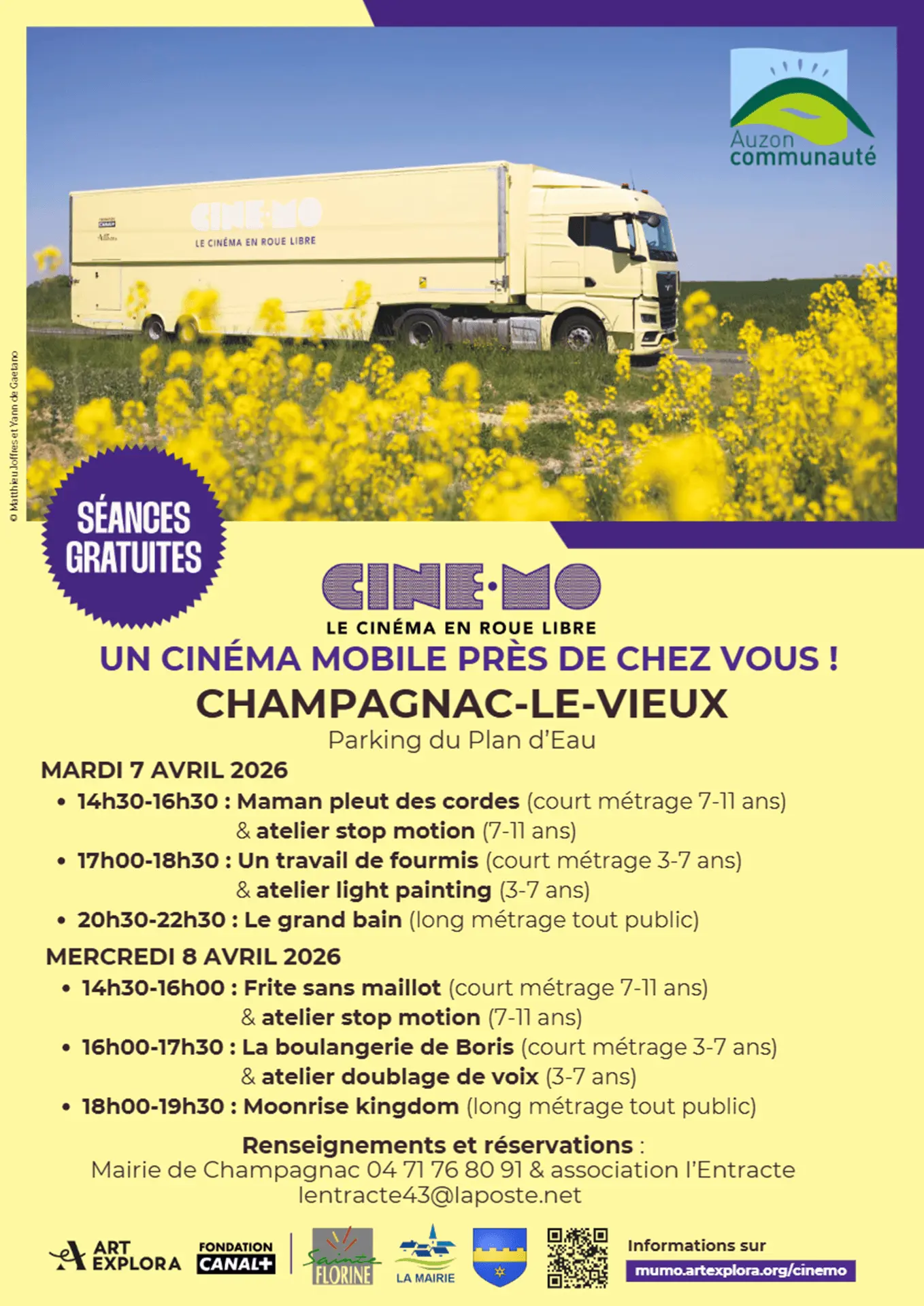 Cinéma mobile à Champagnac le Vieux_Champagnac-le-Vieux