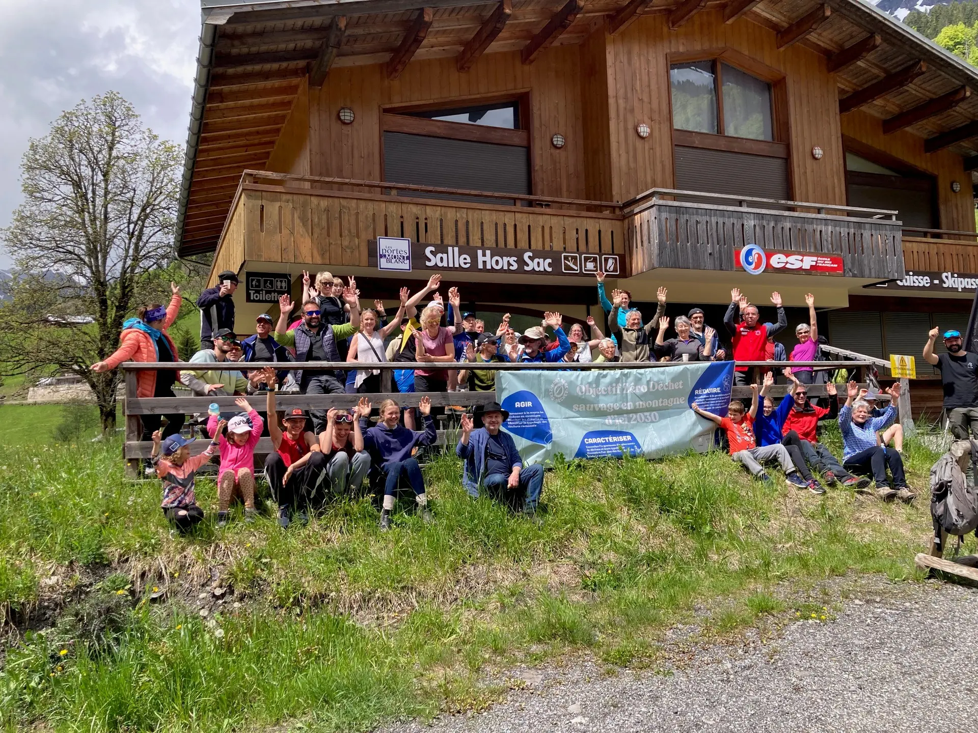 Ramassage des déchets -photo groupe