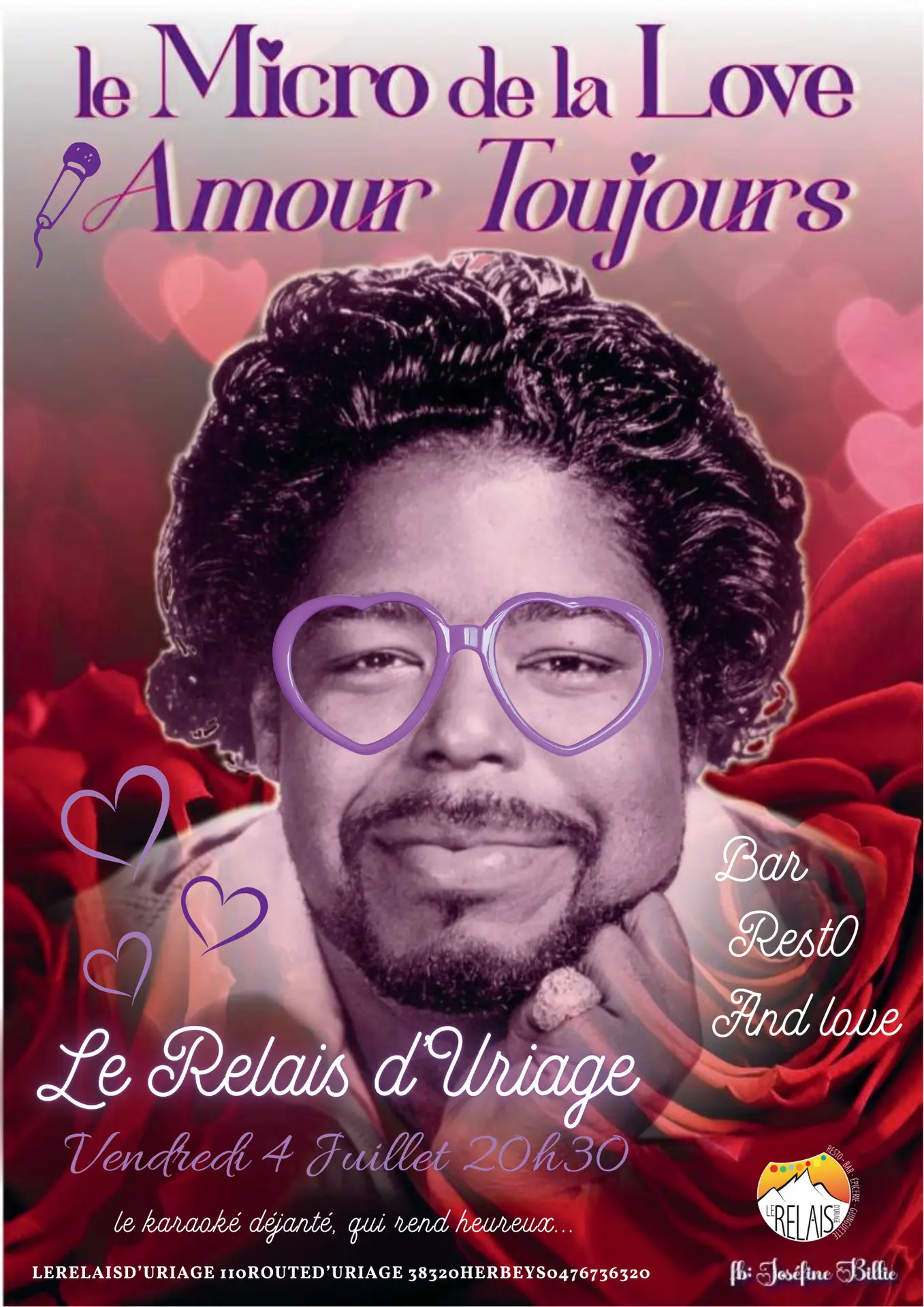 Affiche soirée karaoké