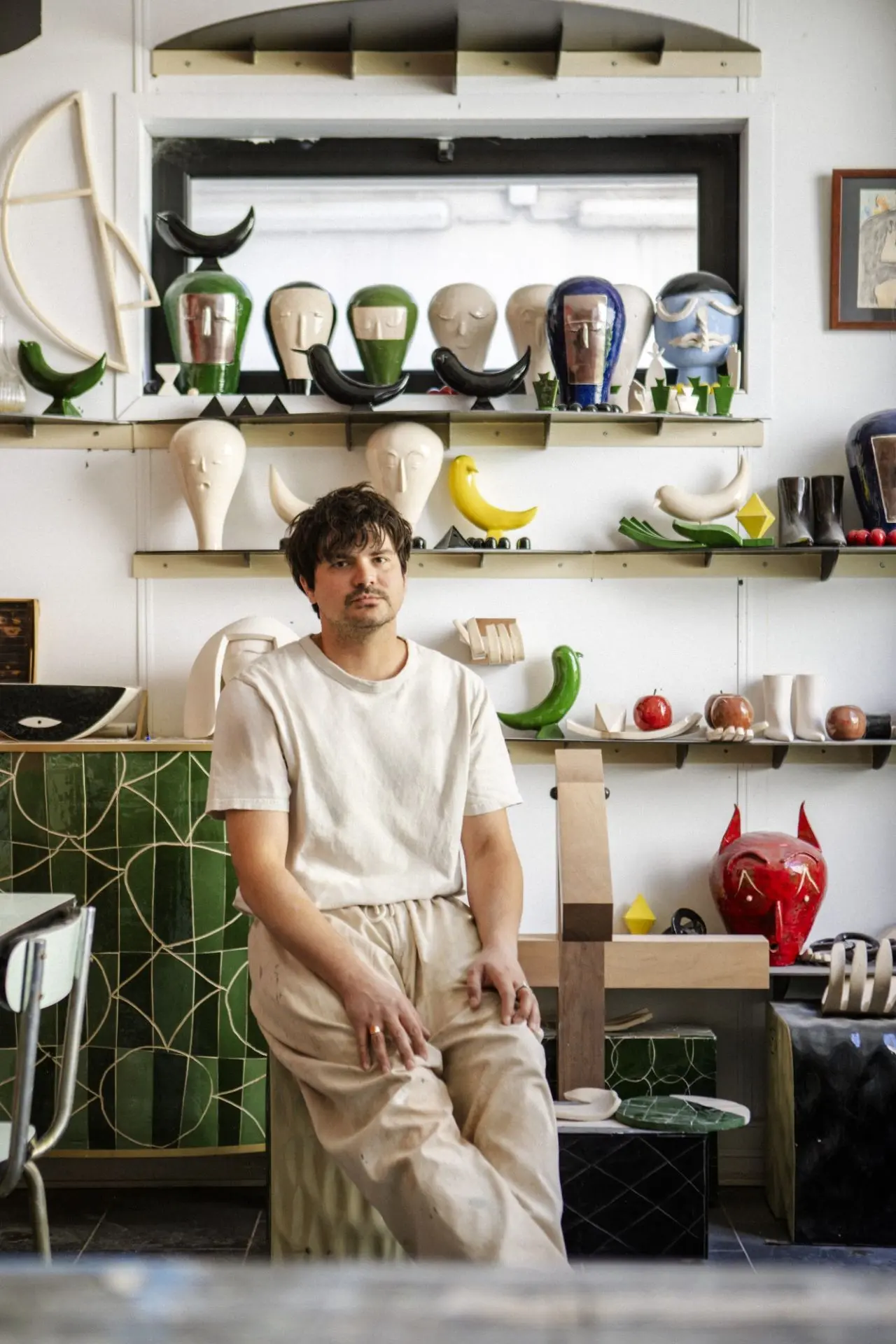 portrait de l'artiste