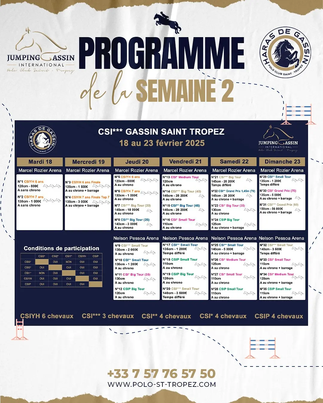 Concours de sauts international - Jumping International du Haras de Gassin