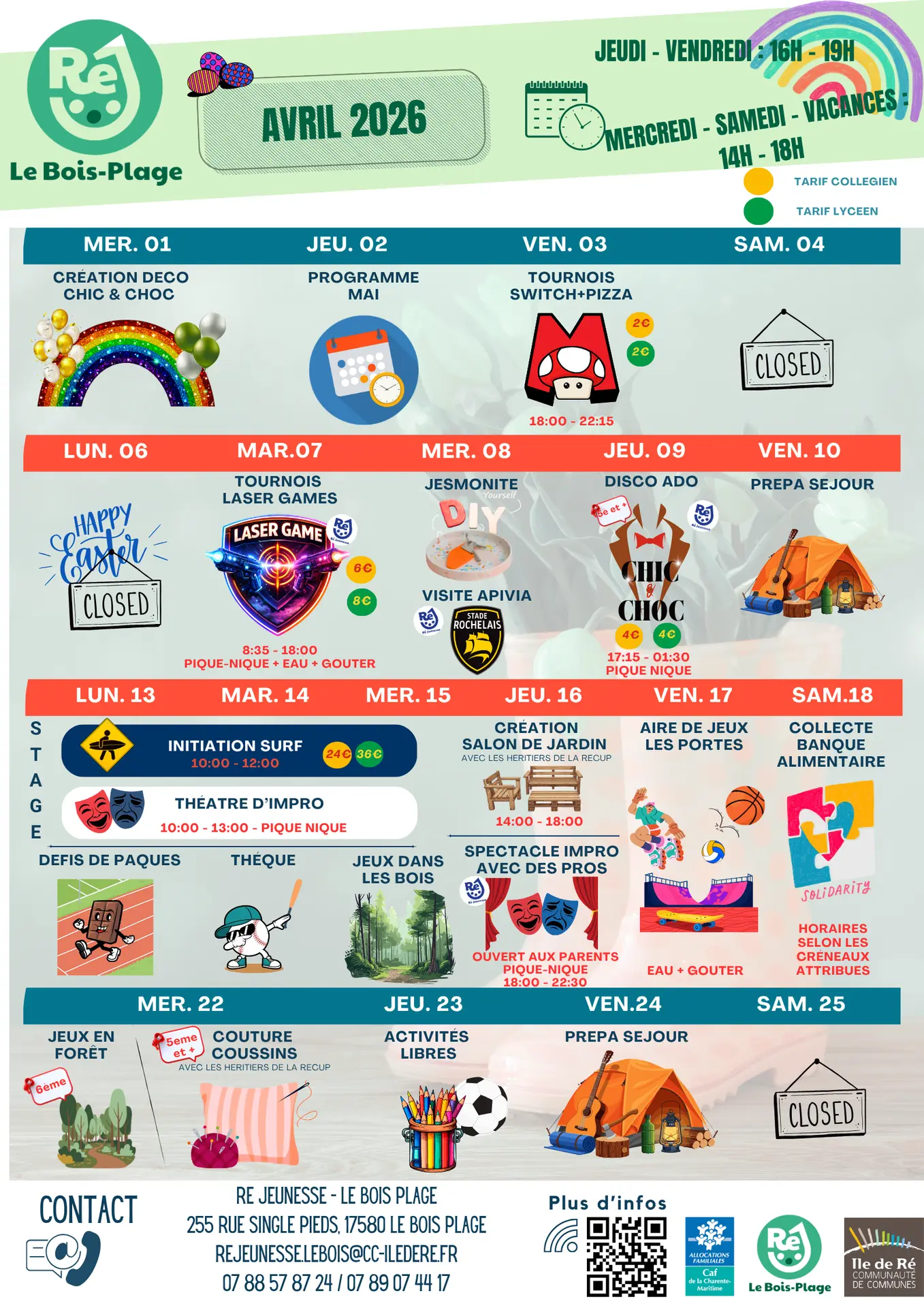 Veranstaltungen im April