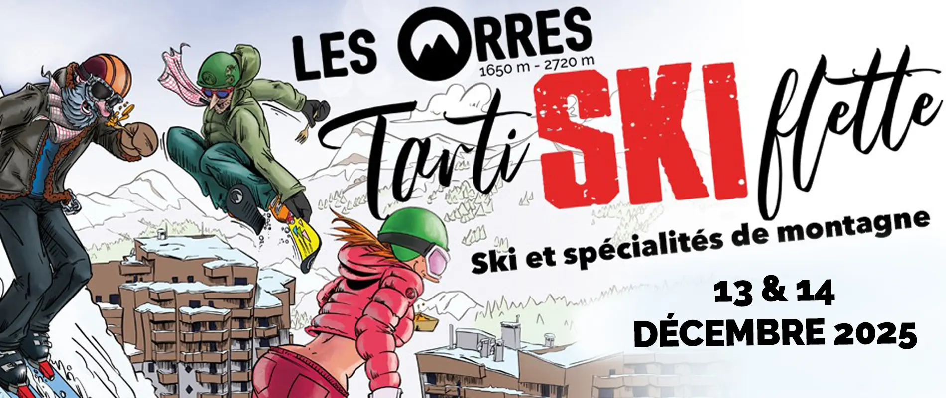 Tartiskiflette_ski et fromage aux Orres