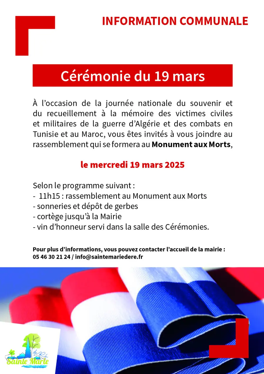 Cérémonie du 19 mars