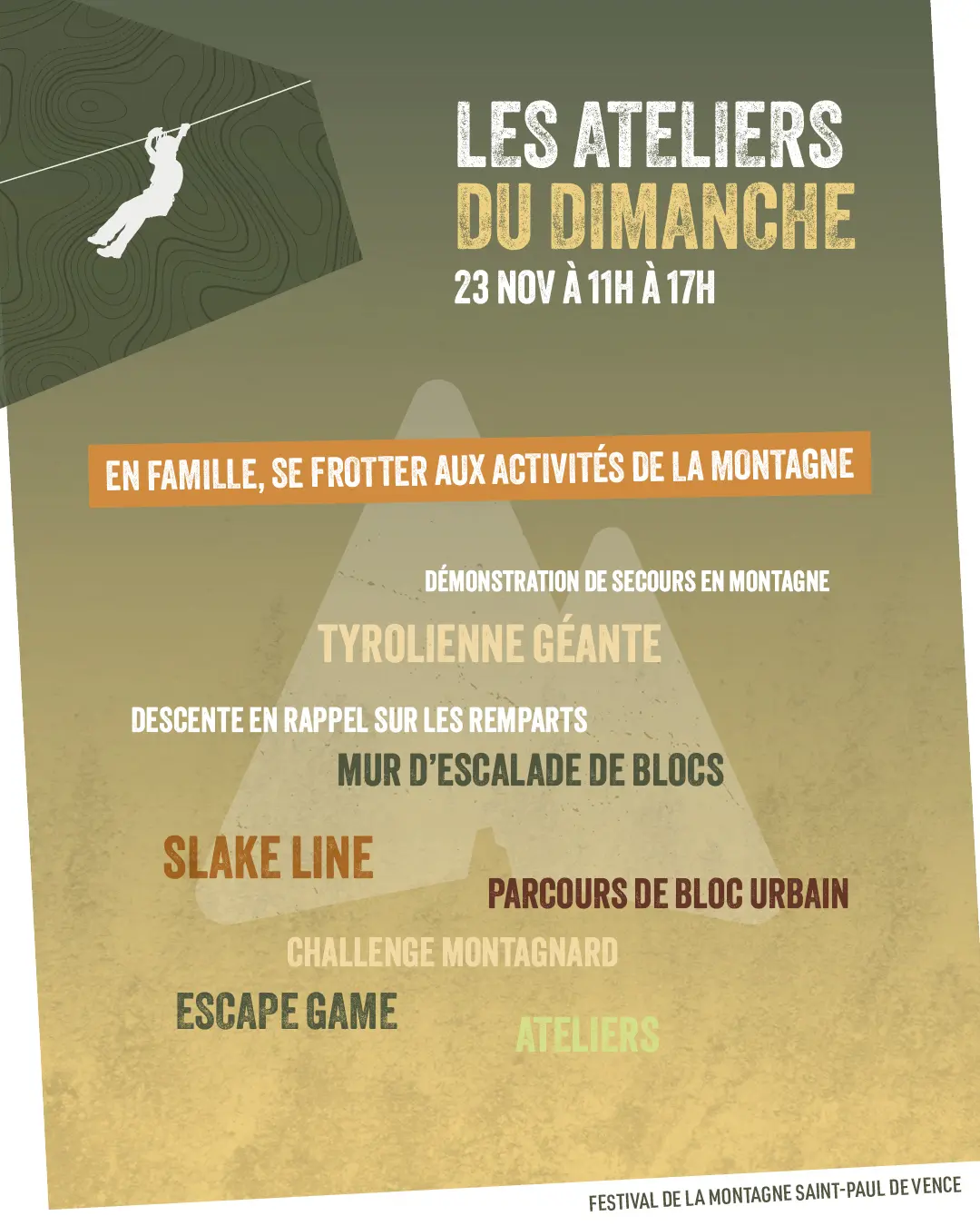 Journée Animations et Ateliers  « Les défis de la montagne »_Saint-Paul-de-Vence