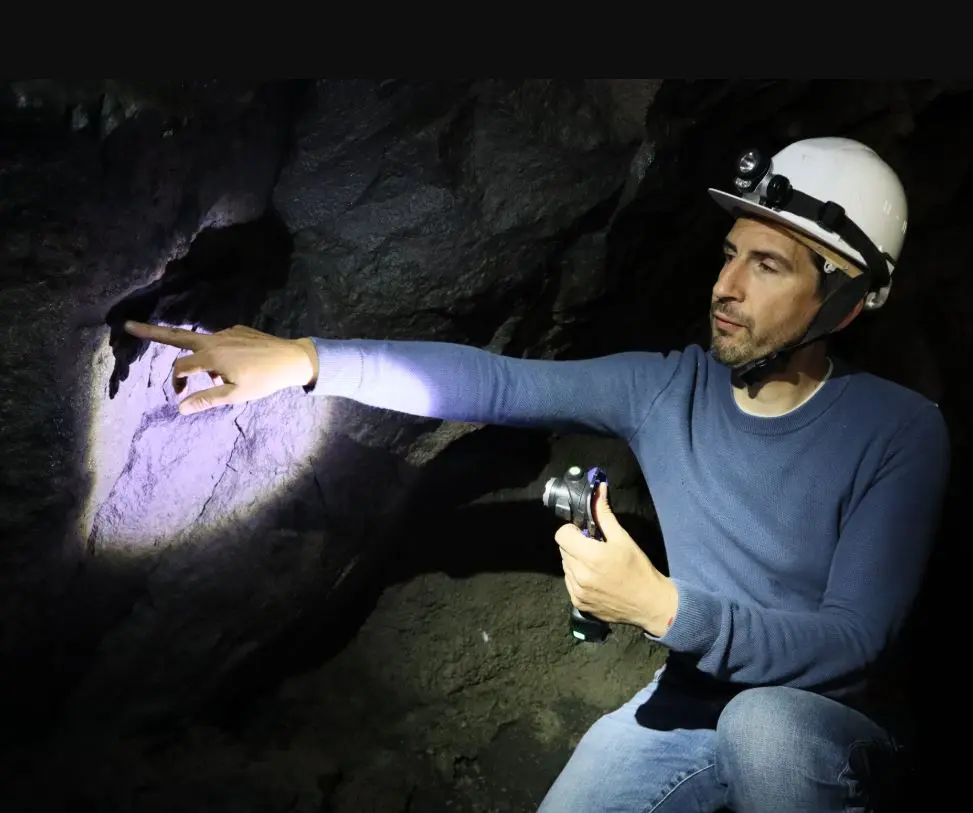 Visite de la mine de la Cabane