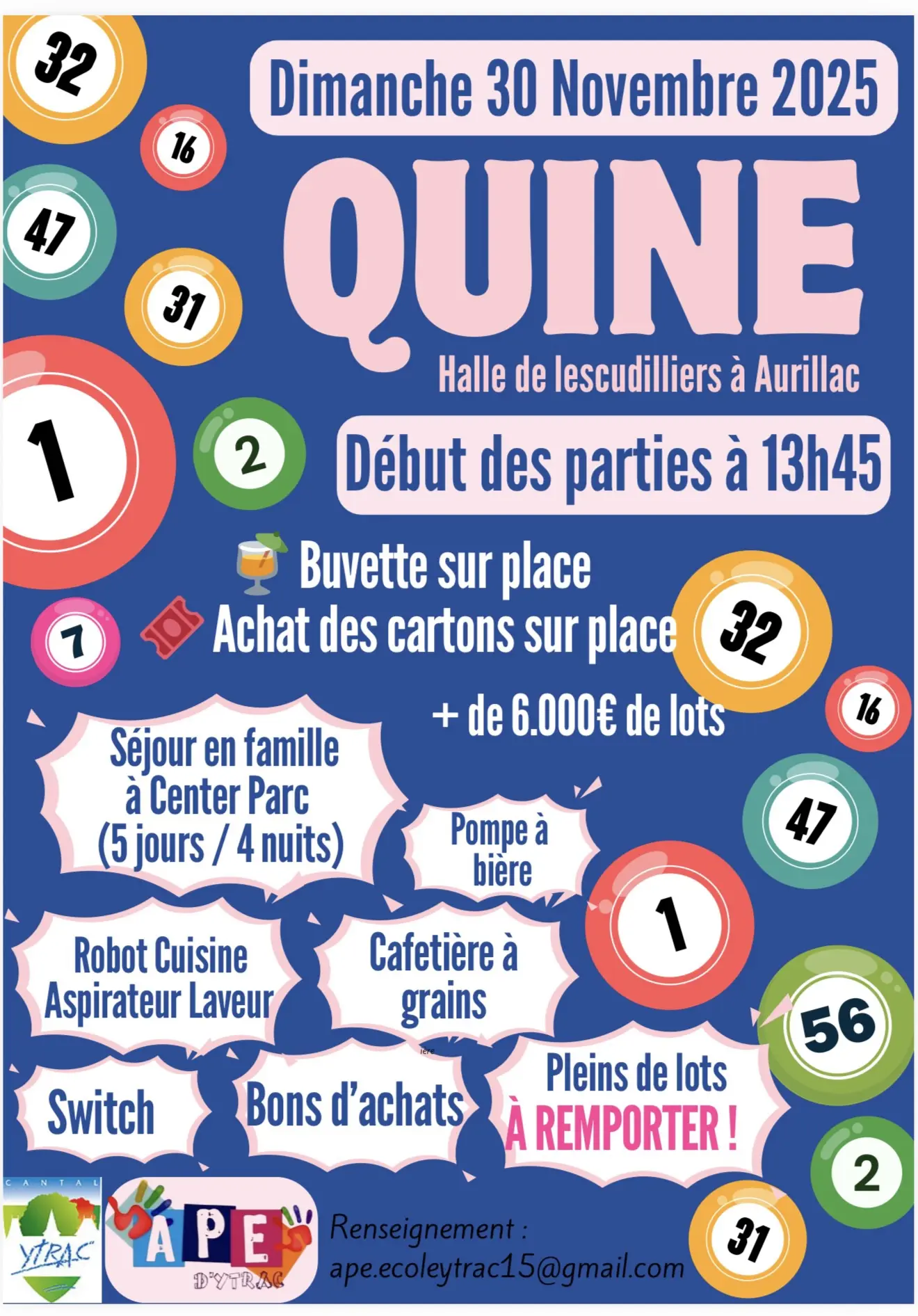 Quine à la Halle de Lescudilliers