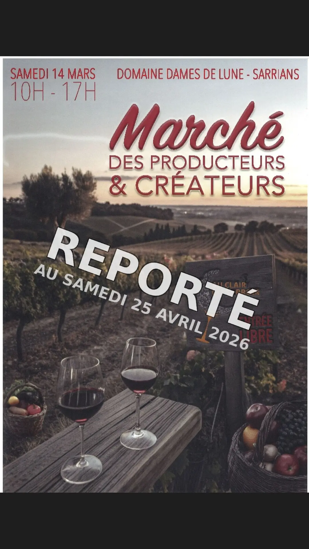 Marché des Producteurs et créateurs_Sarrians