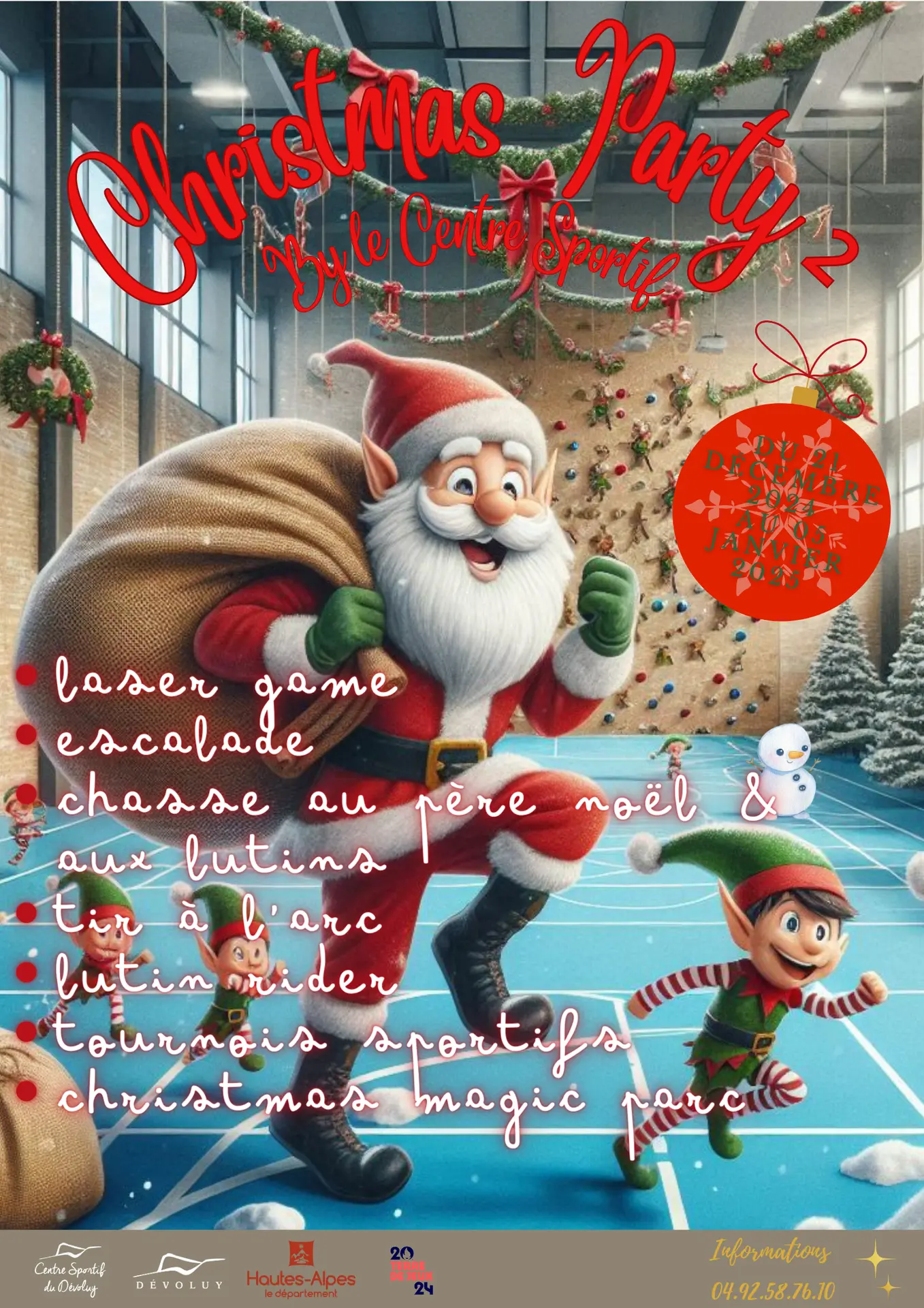 Affiche Christmas Party 2024