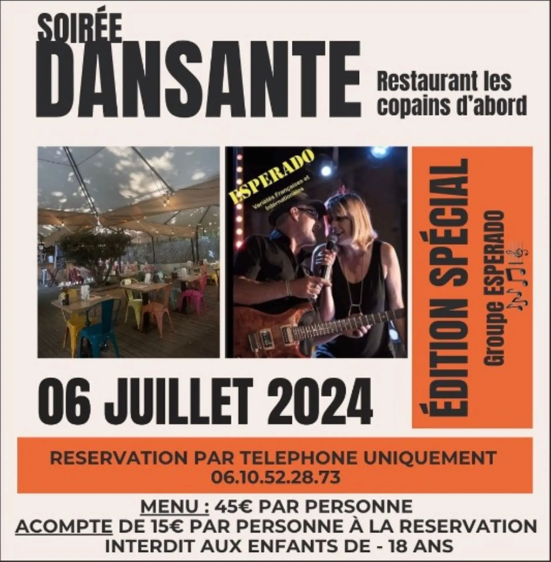 SOIREE DANSANTE COPAIN D'ABORD