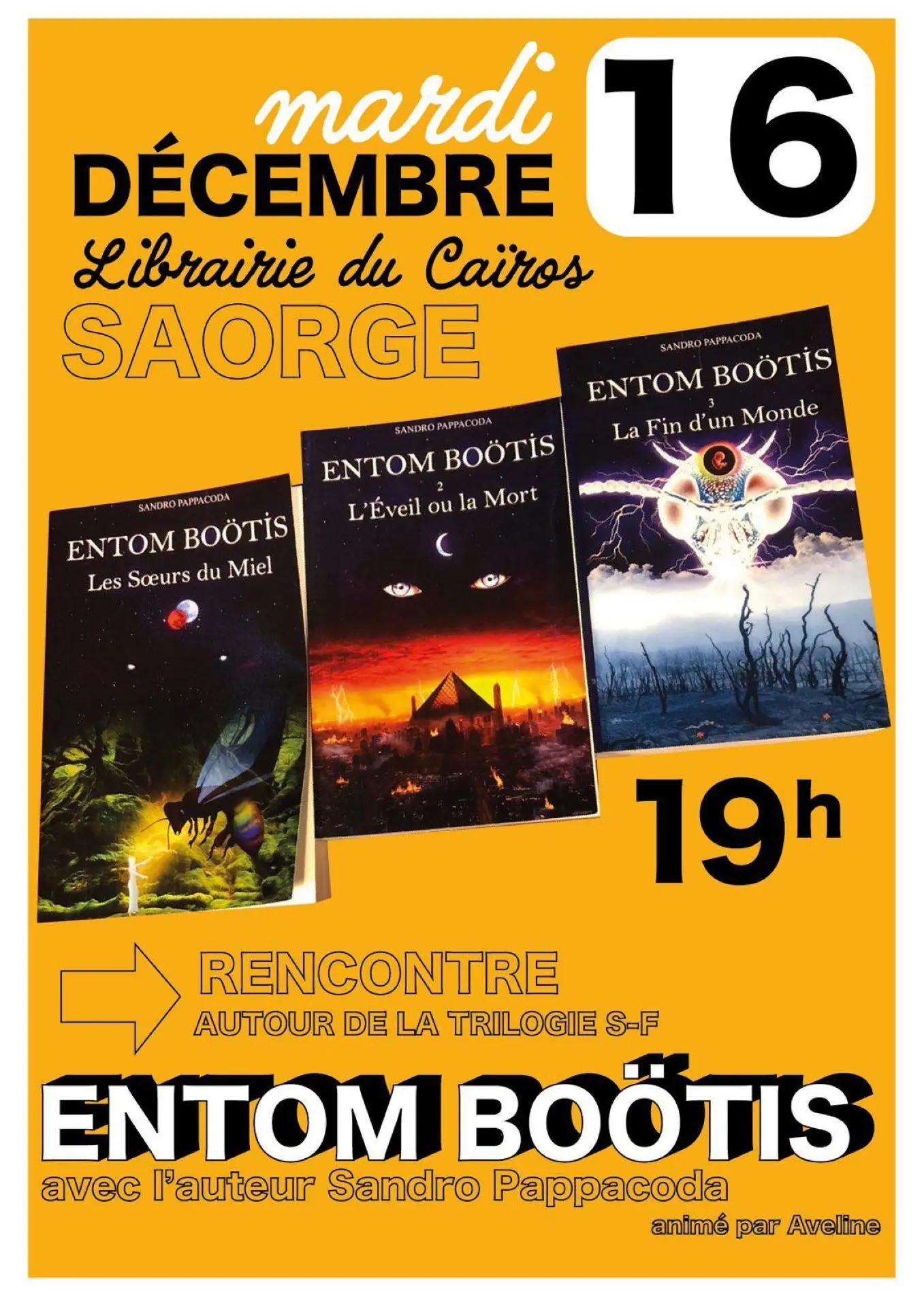 Rencontre  avec l'écrivain Sandro Pappacoda