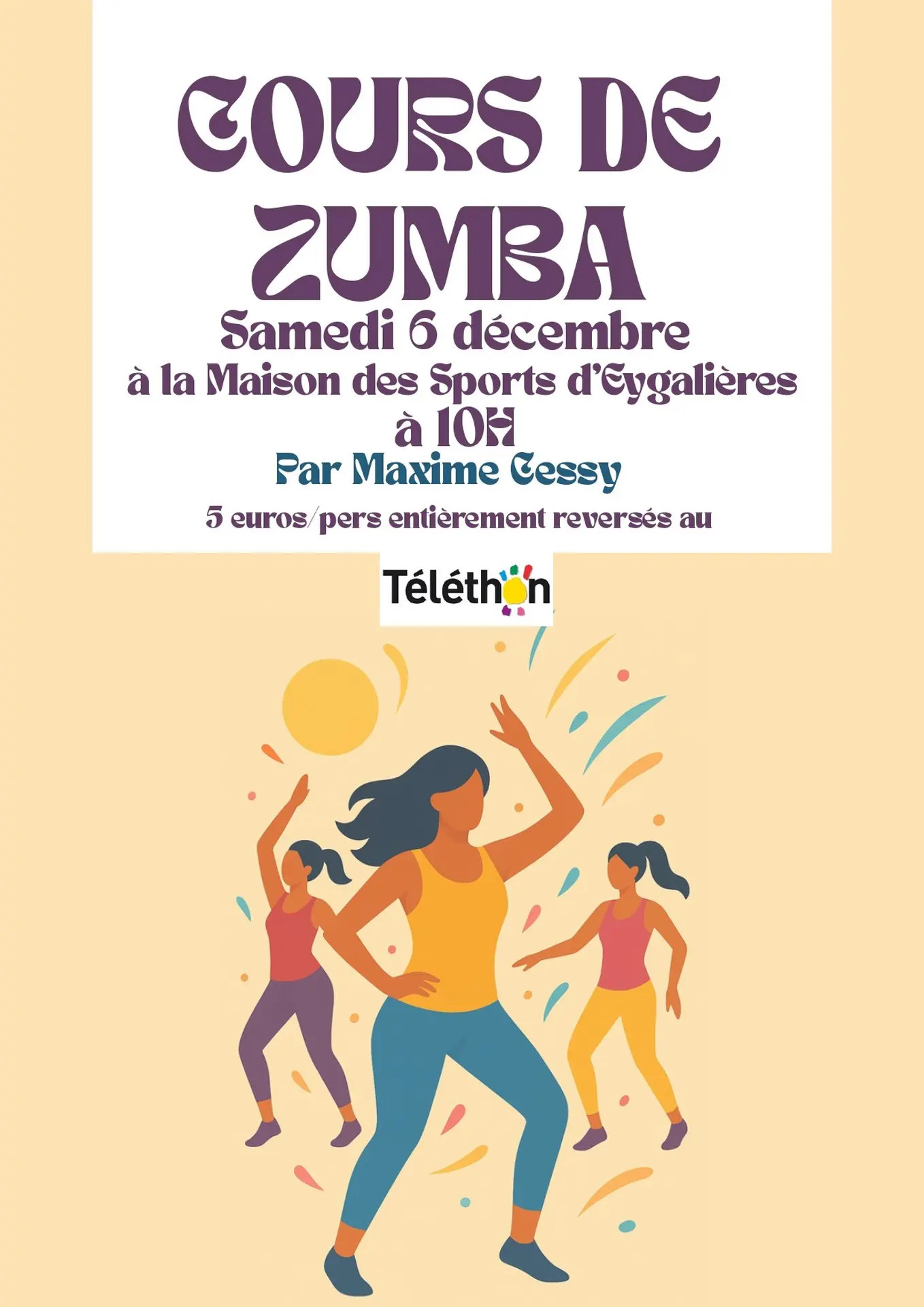 Le Téléthon à Eygalières Zumba_Eygalières_06.12.25