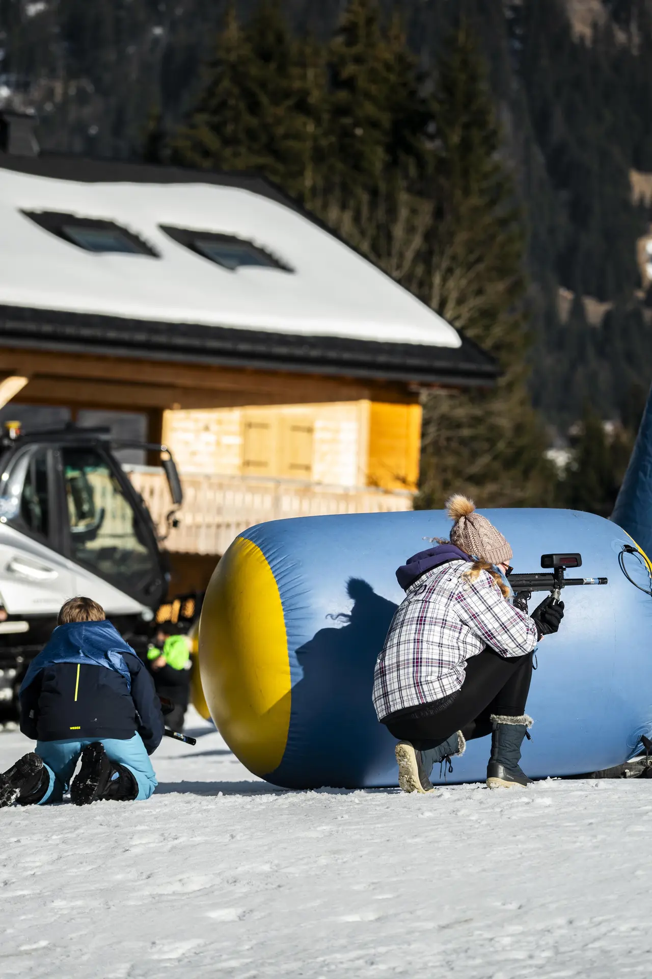 Laser game sur neige