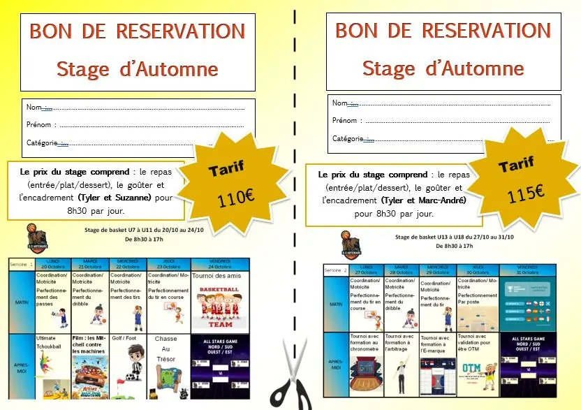 Bulletin d'inscription