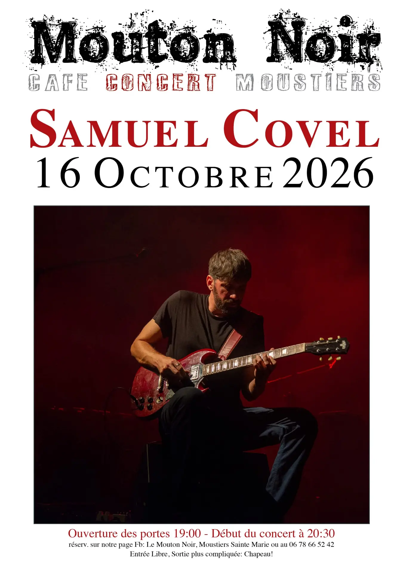 Samuel Covel en concert au Mouton Noir_Moustiers-Sainte-Marie