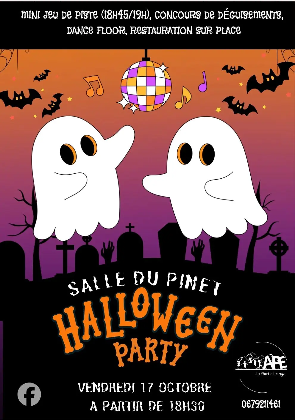 Affiche soirée Halloween