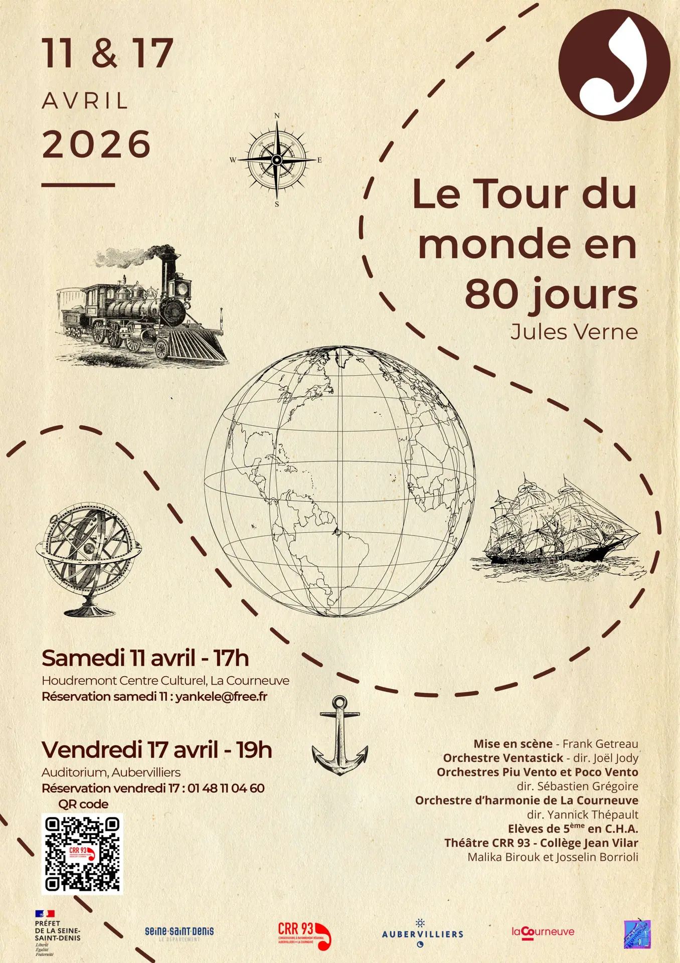 Concert - Le tour du monde en 80 jours de Jules Verne_Saint-Denis