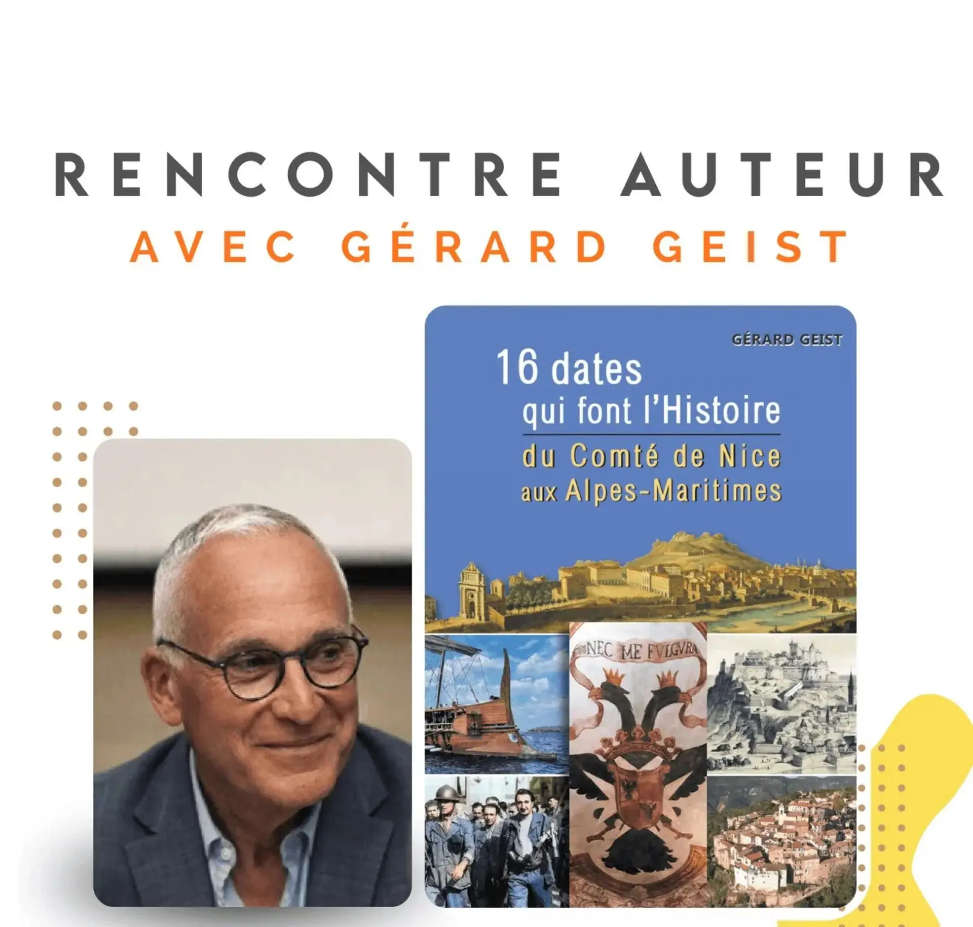 Rencontre avec l'auteur Gérard Geist
