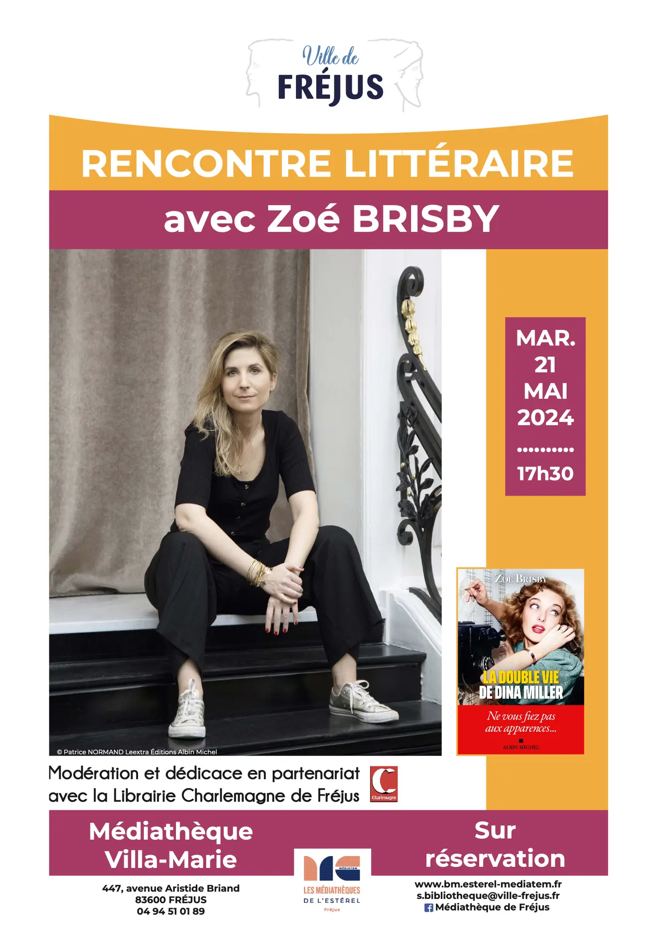 Rencontre littéraire avec l'autrice Zoé BRISBY