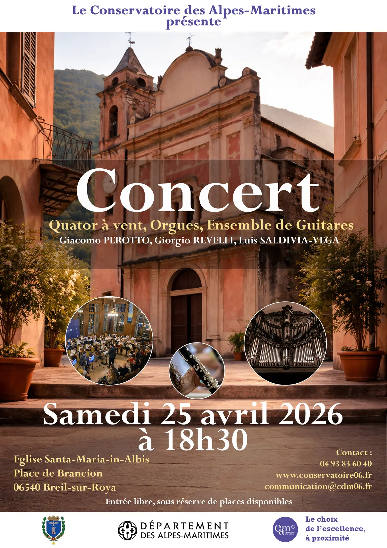 Concert  - Conservatoire des Alpes Maritimes