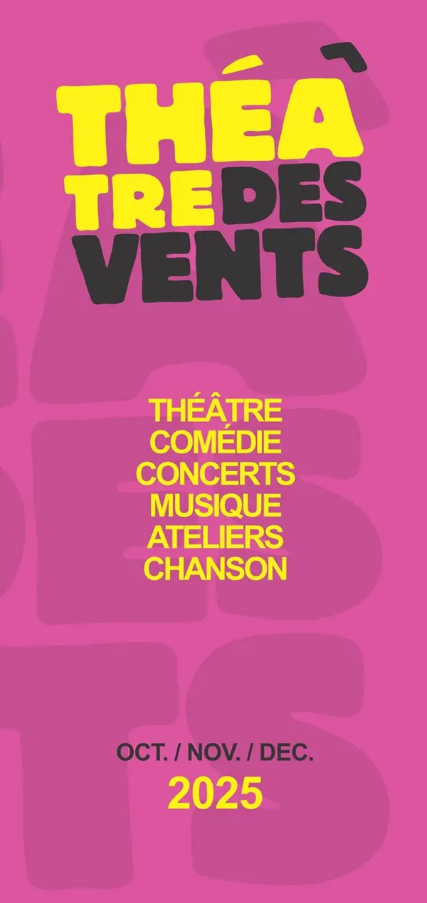 Visuel programme théâtre des Vents saison 2025-2026