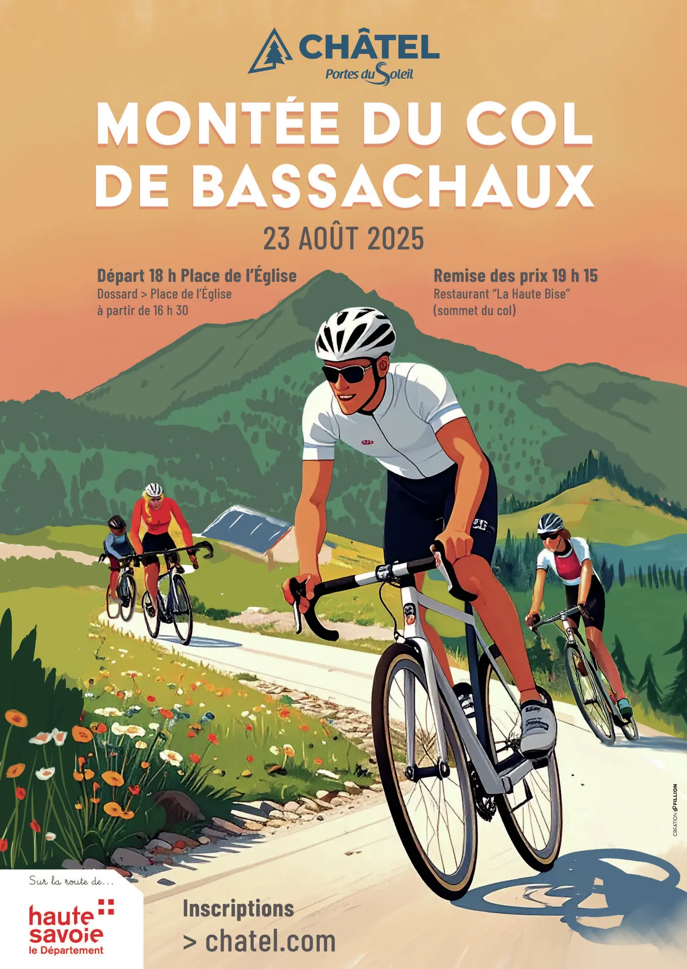 Montée du Col du Bassachaux