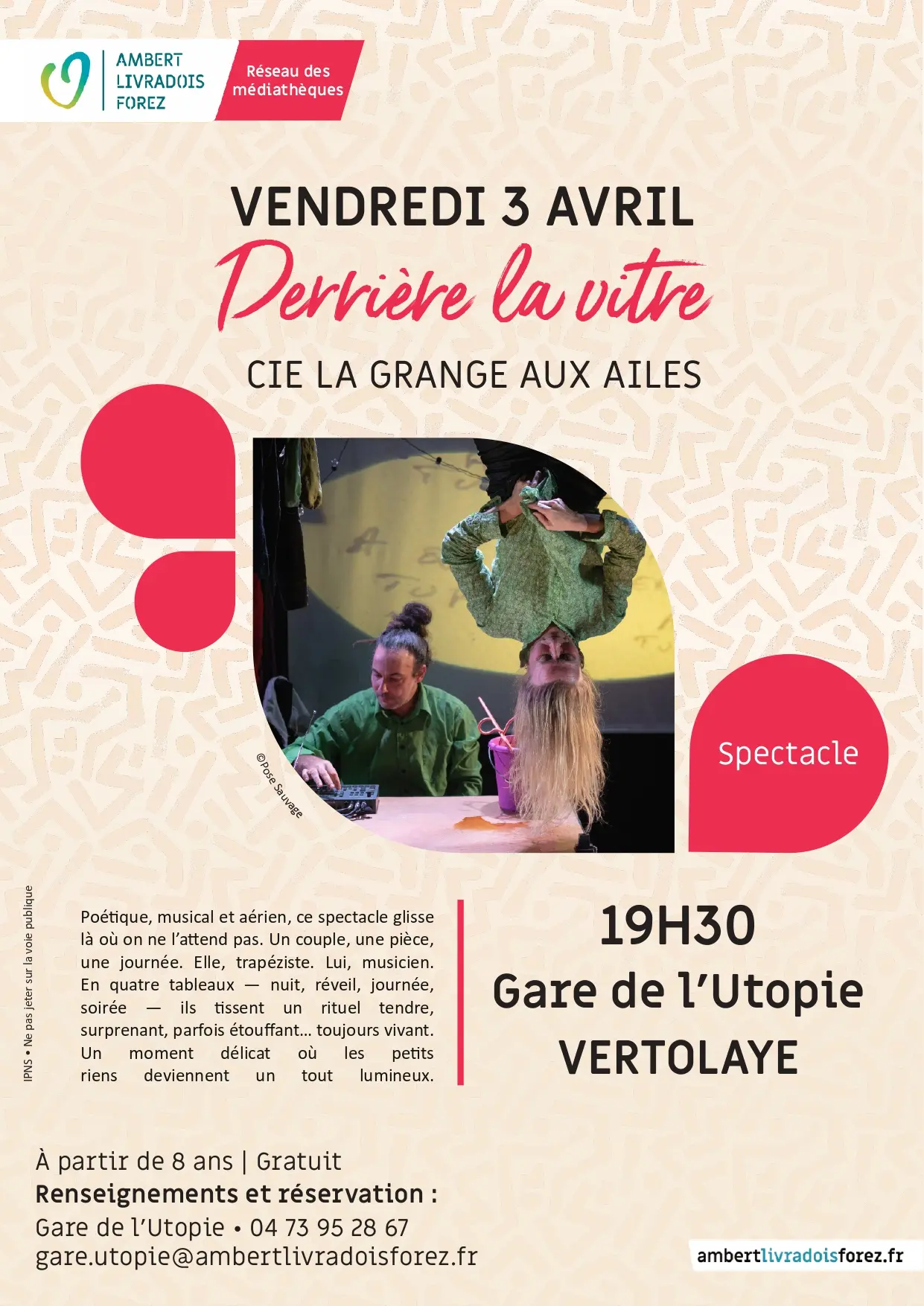 Affiche Derrière la vitre