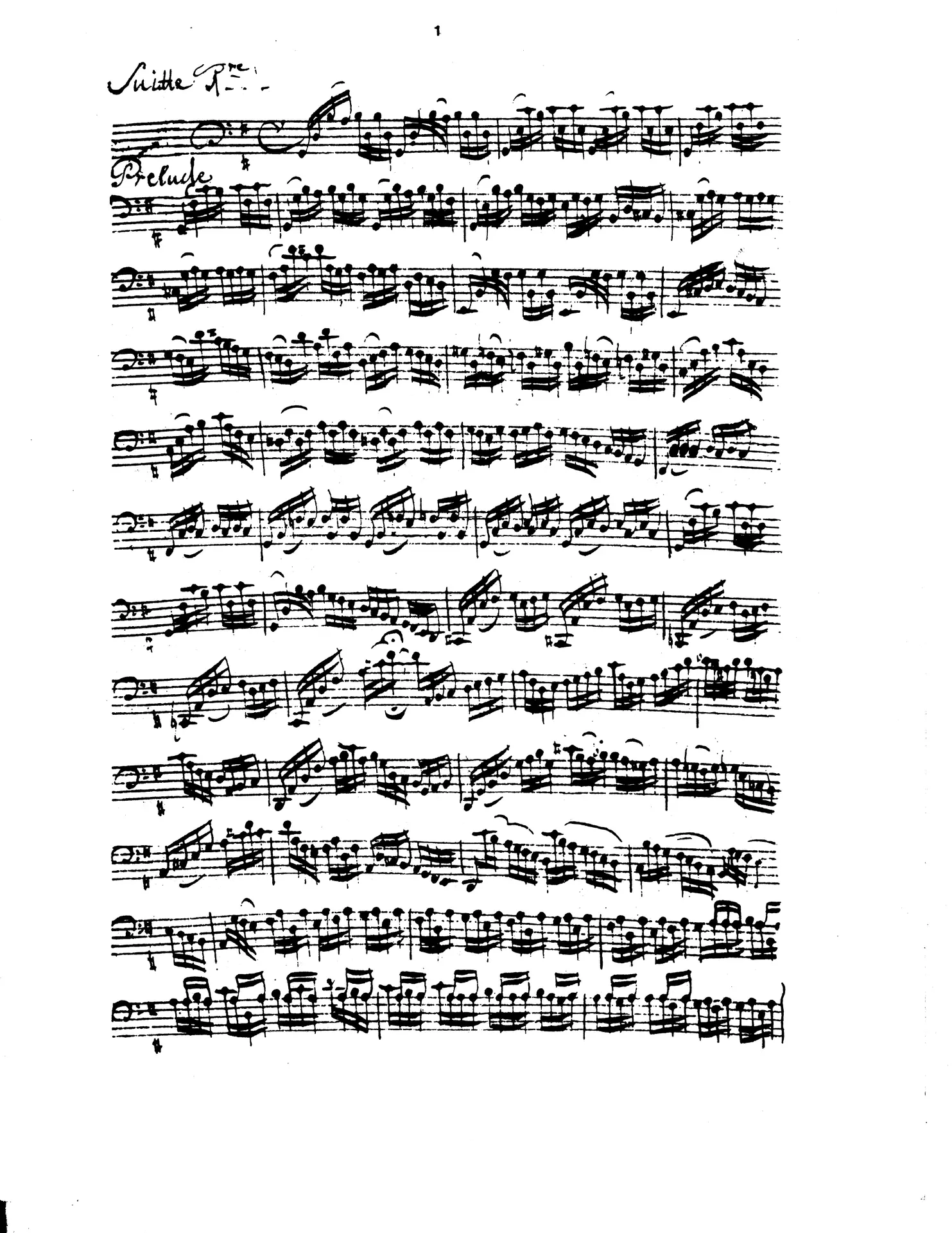 Suites pour violoncelle