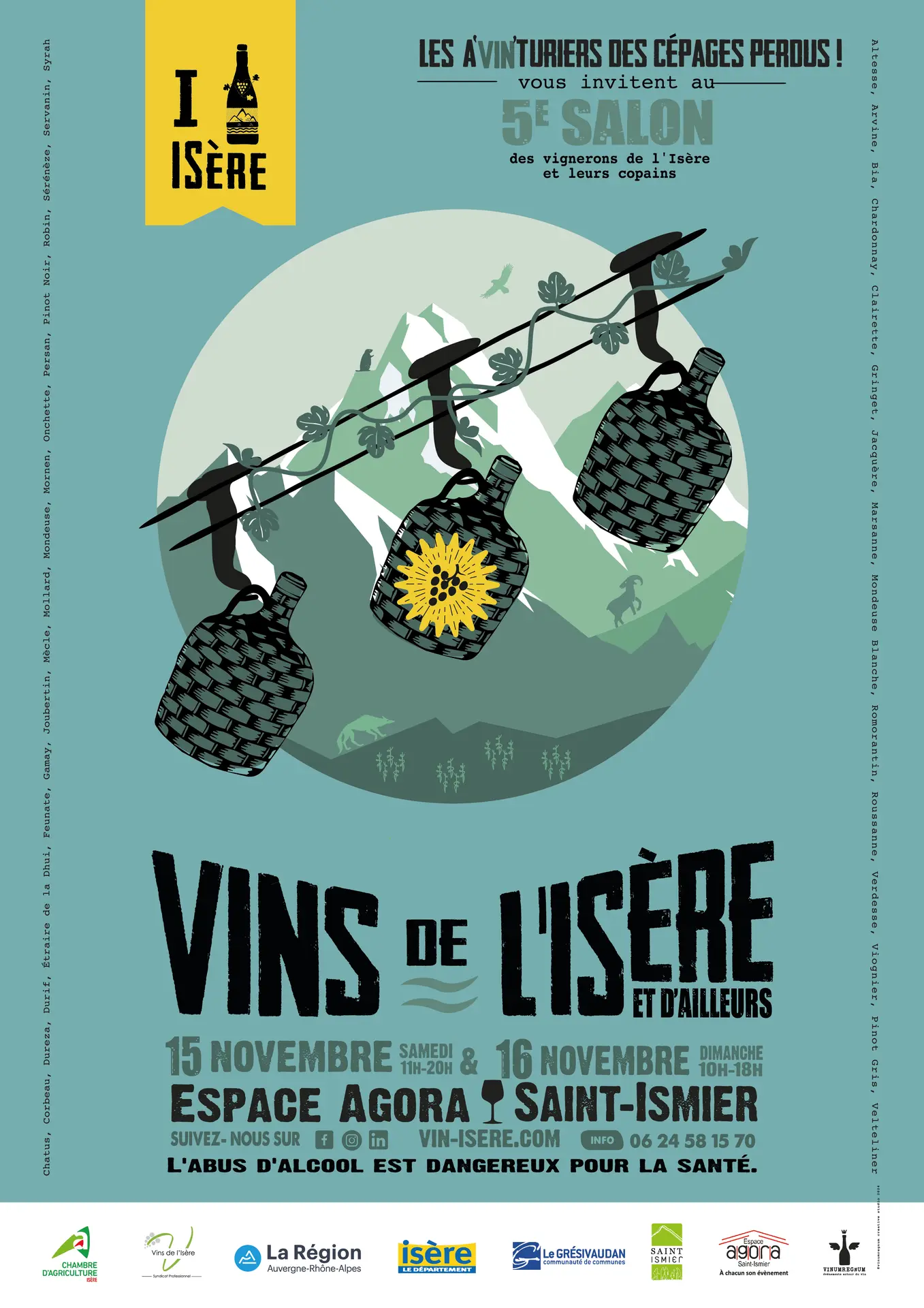Salon des Vins de l'Isère et d'Ailleurs - 5ème édition - Espace Agora - Saint Ismier