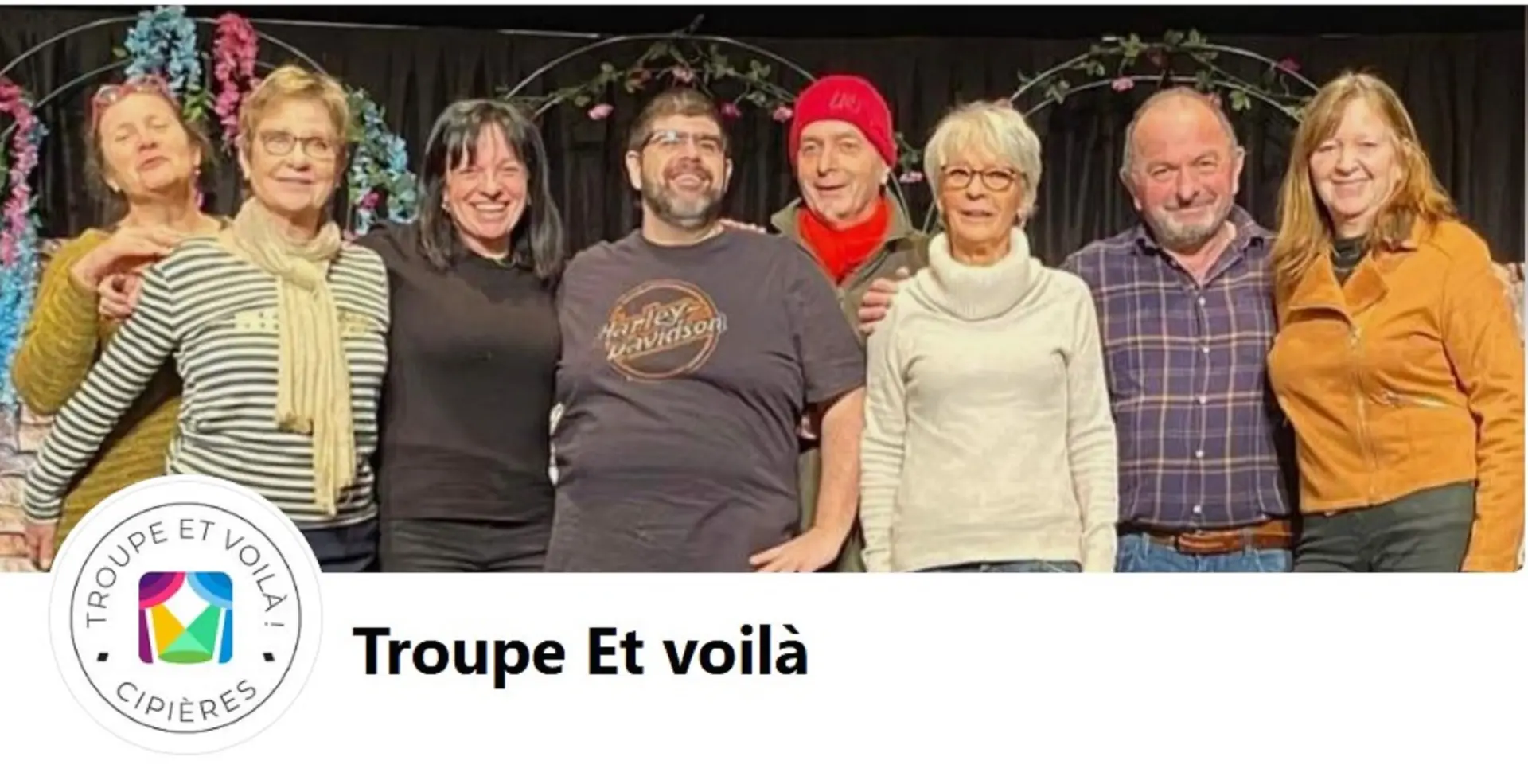 Les comédiens de la troupe