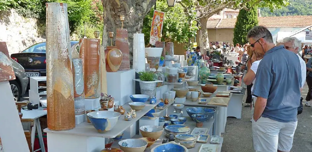 marché potier 15 août