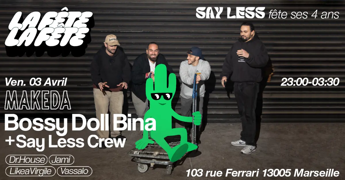 Concert Say Less au Makeda