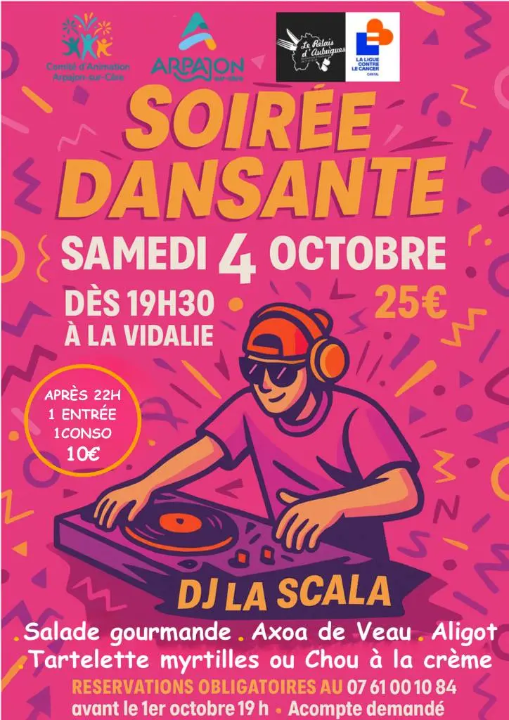 Soirée dansante_Arpajon-sur-Cère