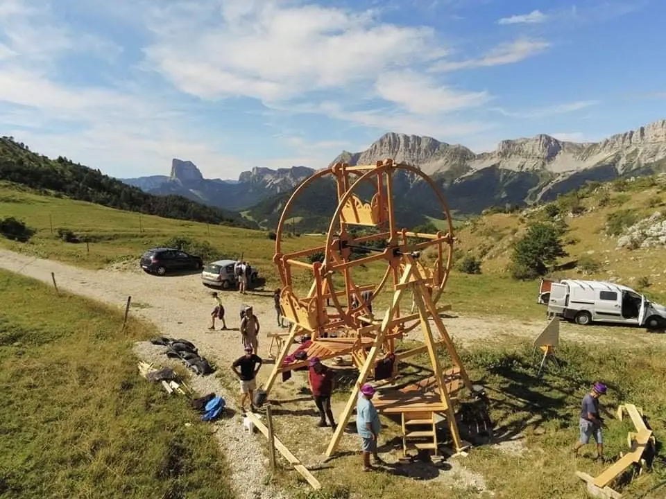 La Belle Roue sera présente le mardi à  Flumet