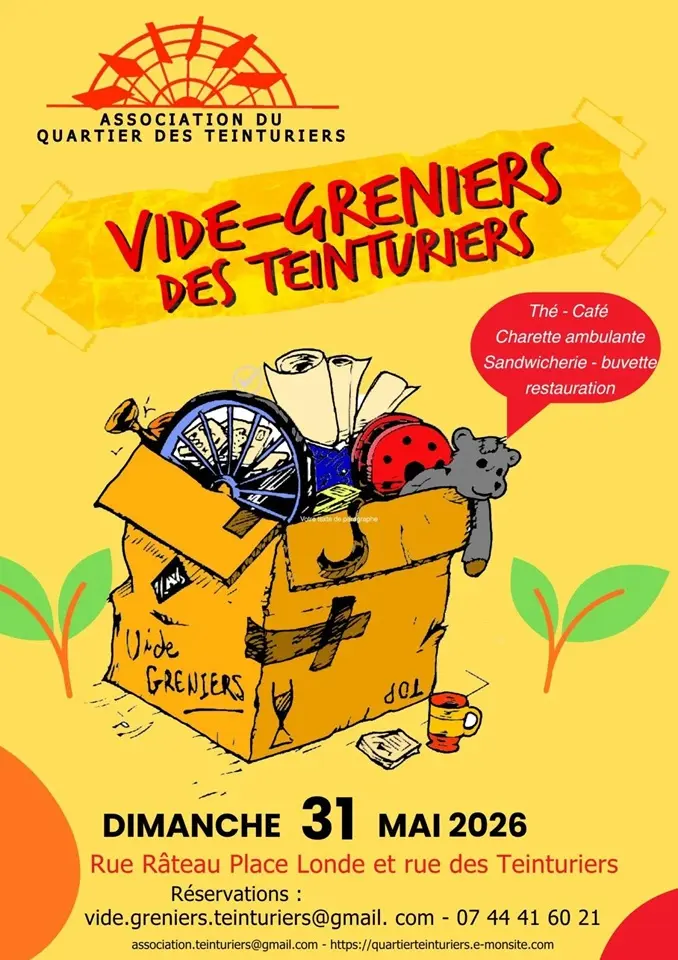 Vide-greniers des Teinturiers_Avignon