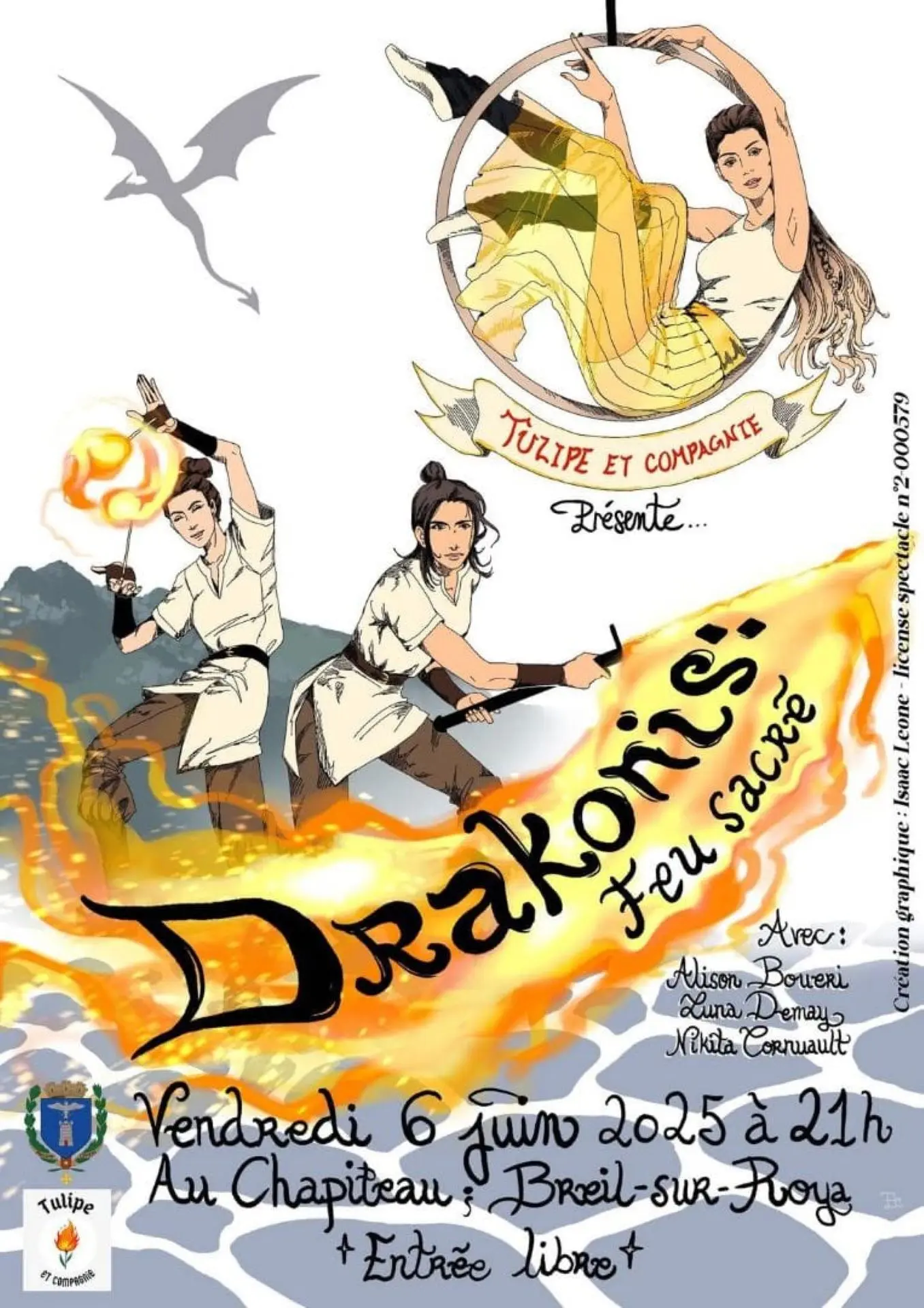 Sortie de résidence Drakonis : Feu sacré