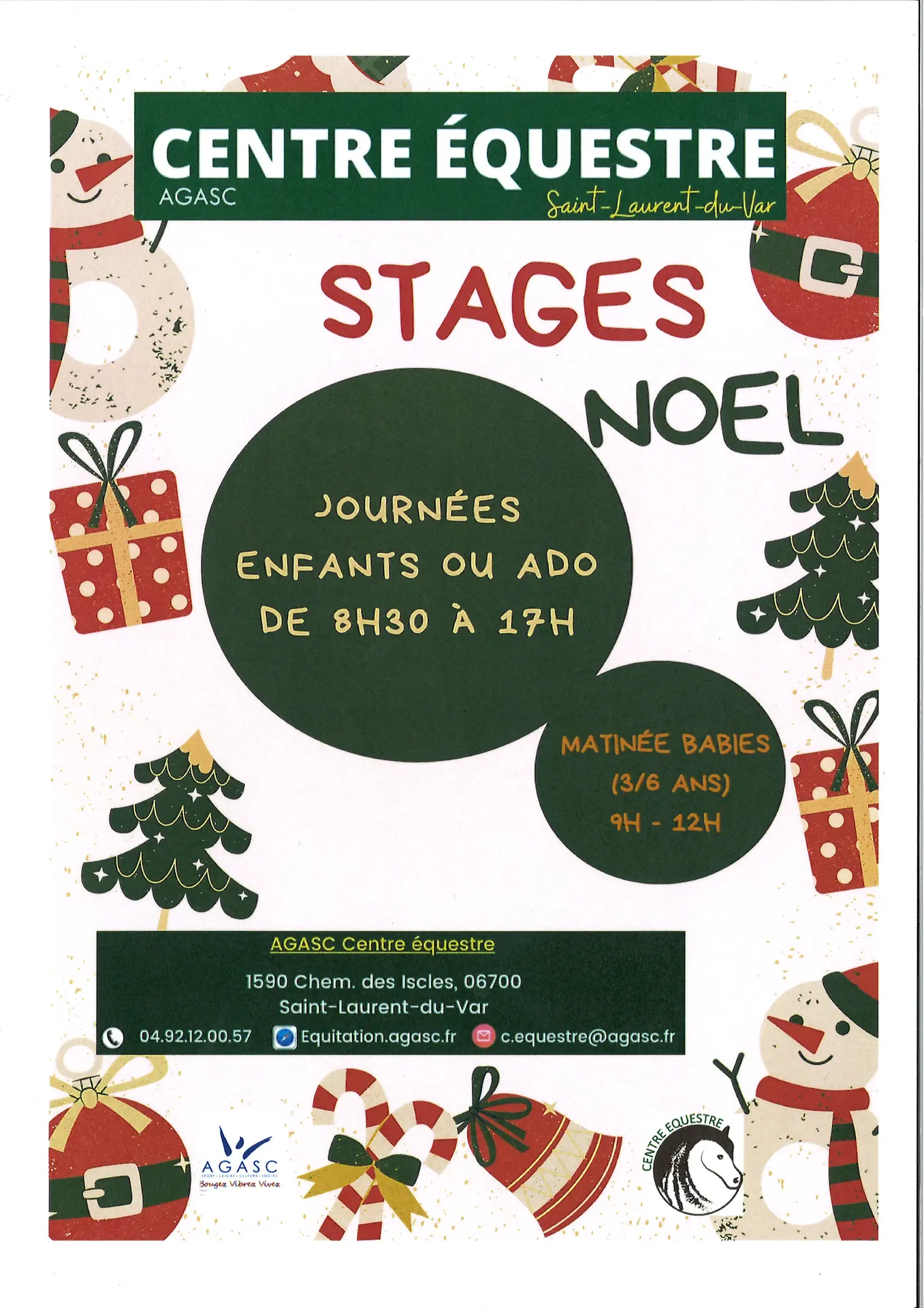 Stages de Noël