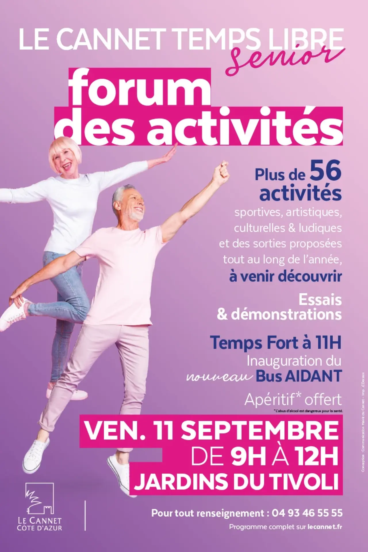 Forum des activtés, Le Cannet temps libre sénior_Le Cannet