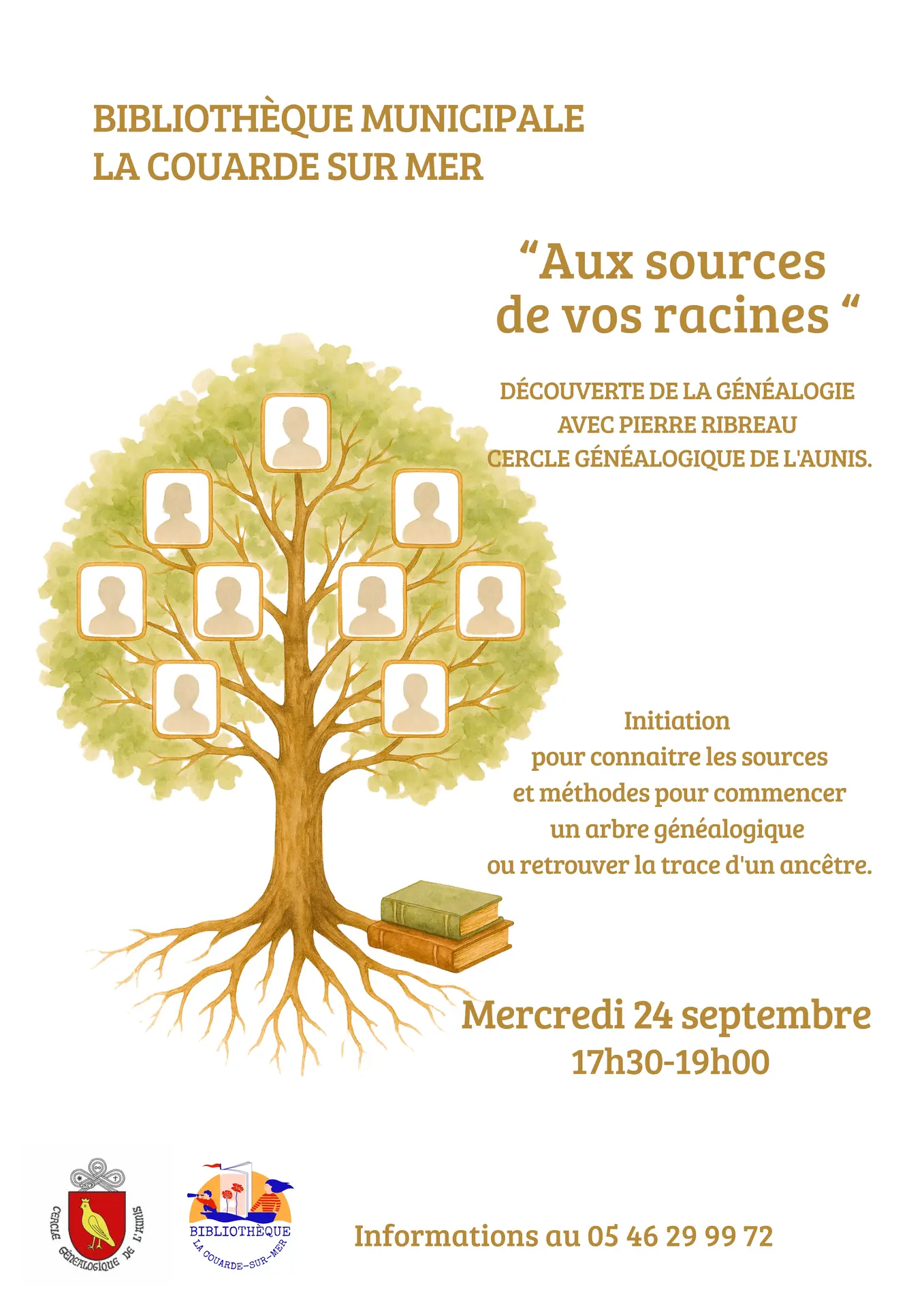 Affiche de l'atelier Aux Sources De Vos Racines