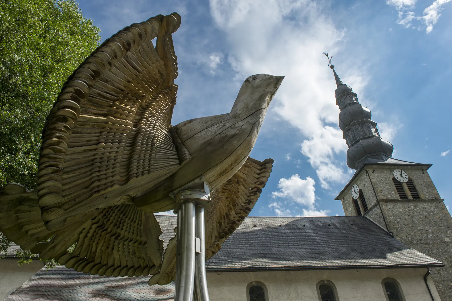 Colombe et église