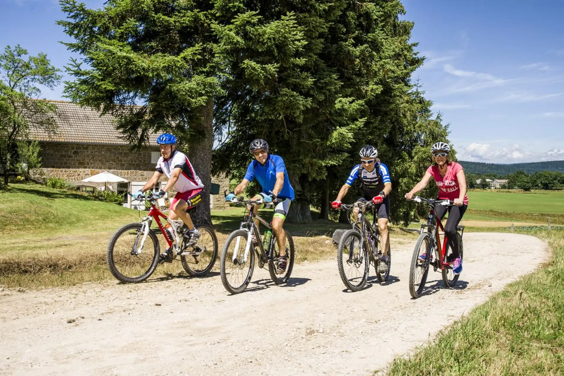 Les sourires sur les sentiers de VTT