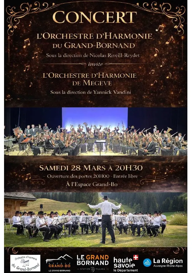 affiche du concert de printemps