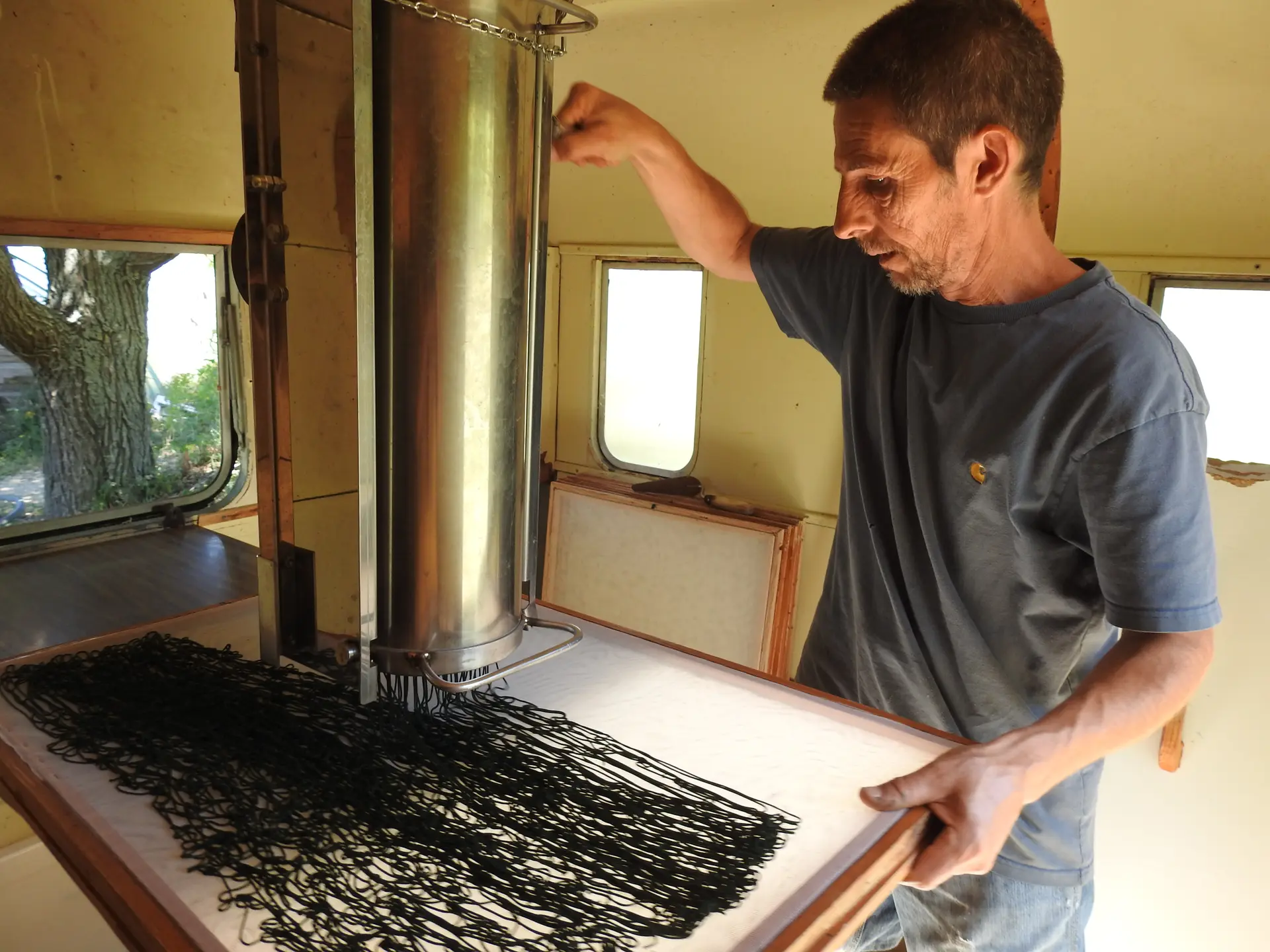 Visite de la ferme de production de Spiruline Solaire