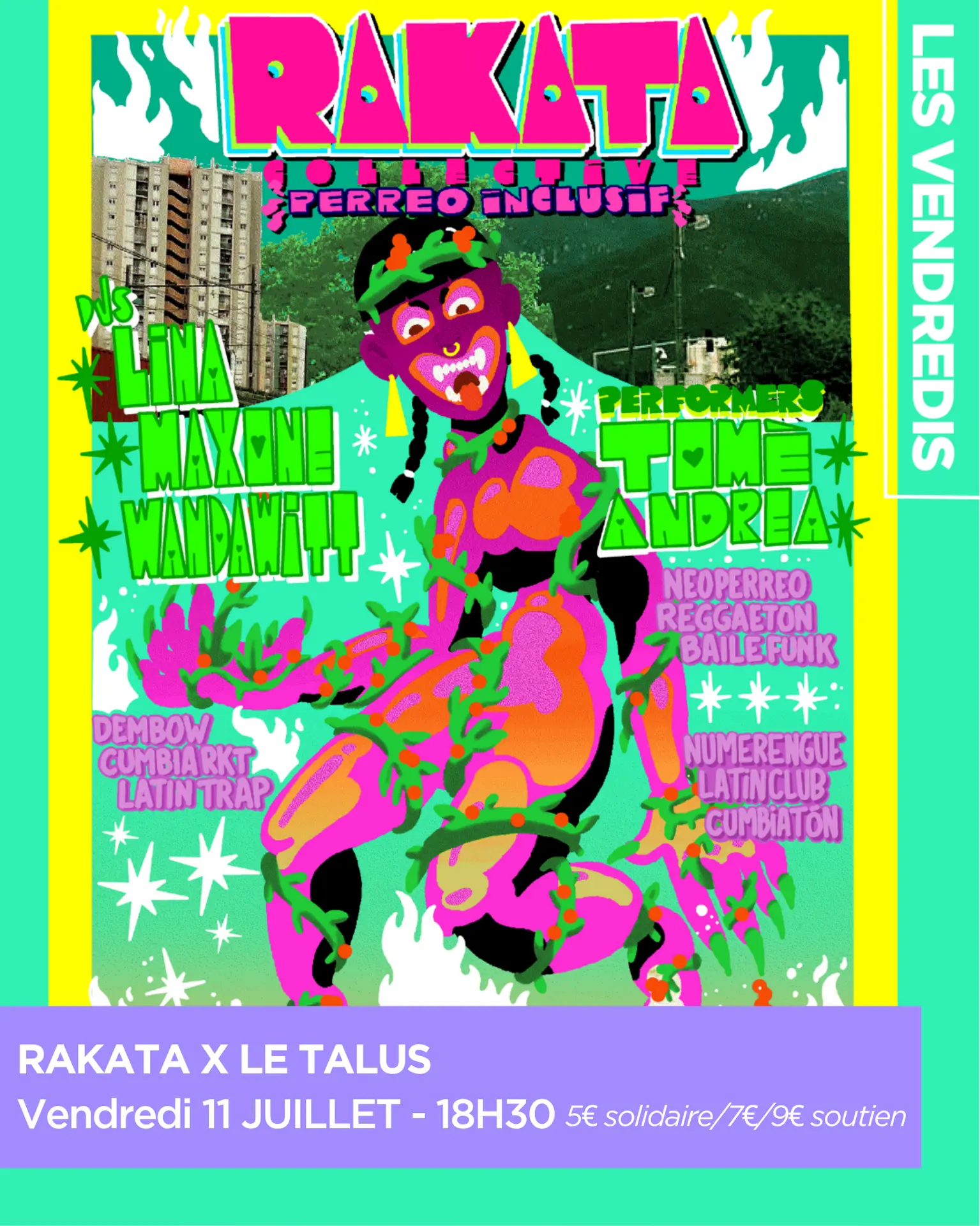 Soirée au Talus Rakata X le Talus