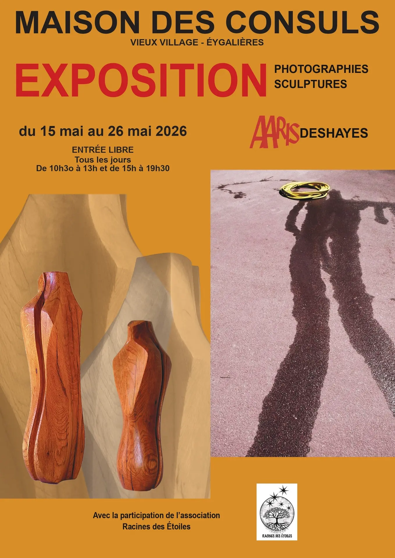 Poster Exhibition by Aaris Deshayes in Eygalières 15.05 to 26.05.26