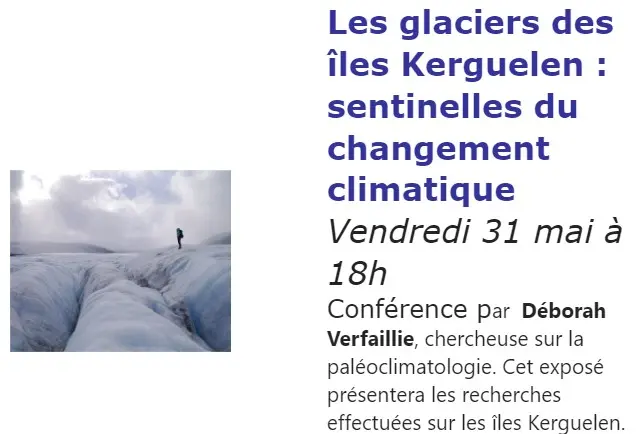 Les glaciers des îles Kerguelen